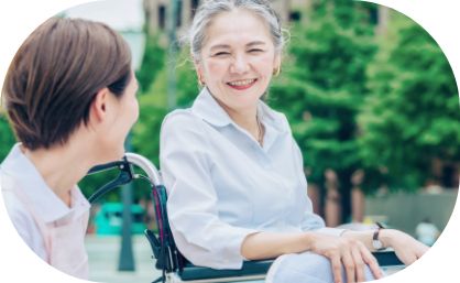 老女の介護
